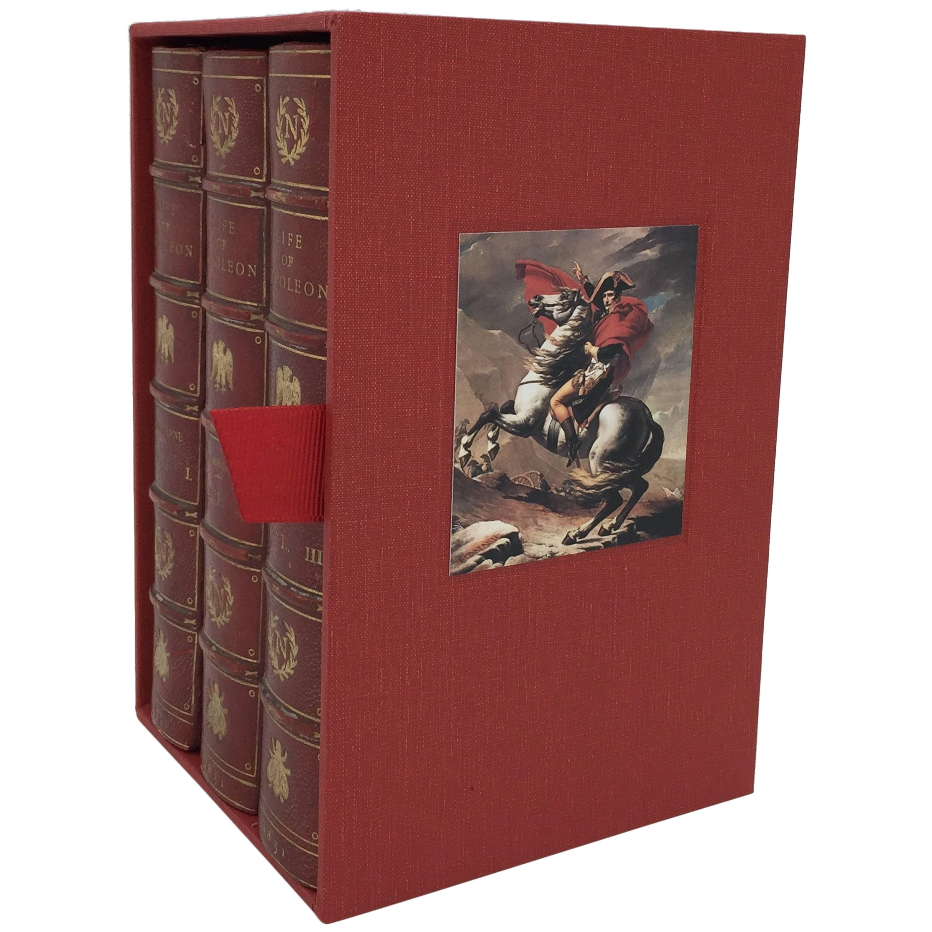 Life of Napoleon Bonaparte, Three-Volume Set, circa 1831