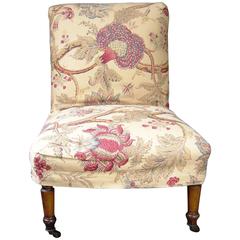 Antique English Slipper Chair