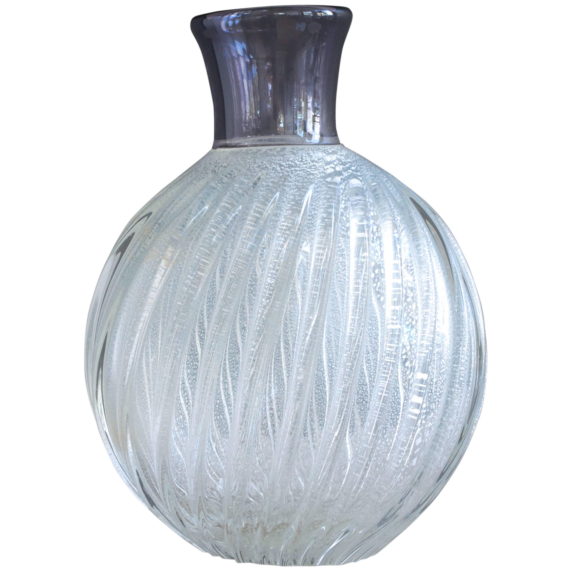 Murano Glass Vase by Archimede Seguso  For Sale