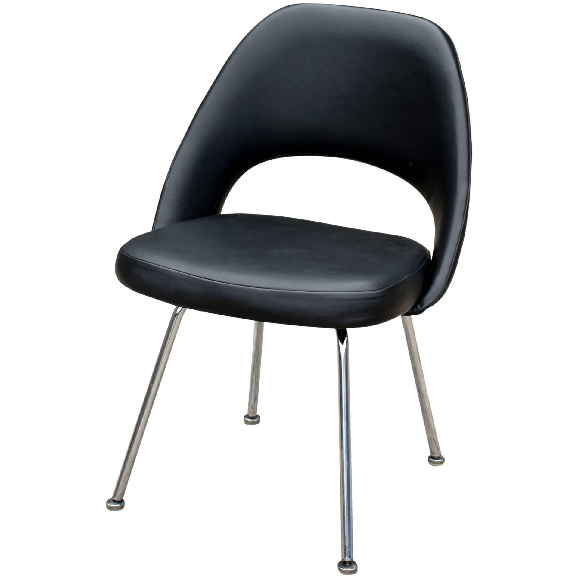 Vintage Eero Saarinen Executive Side Chair for Knoll