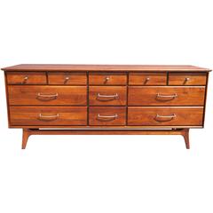 Vintage Midcentury Ace-Hi Walnut Dresser