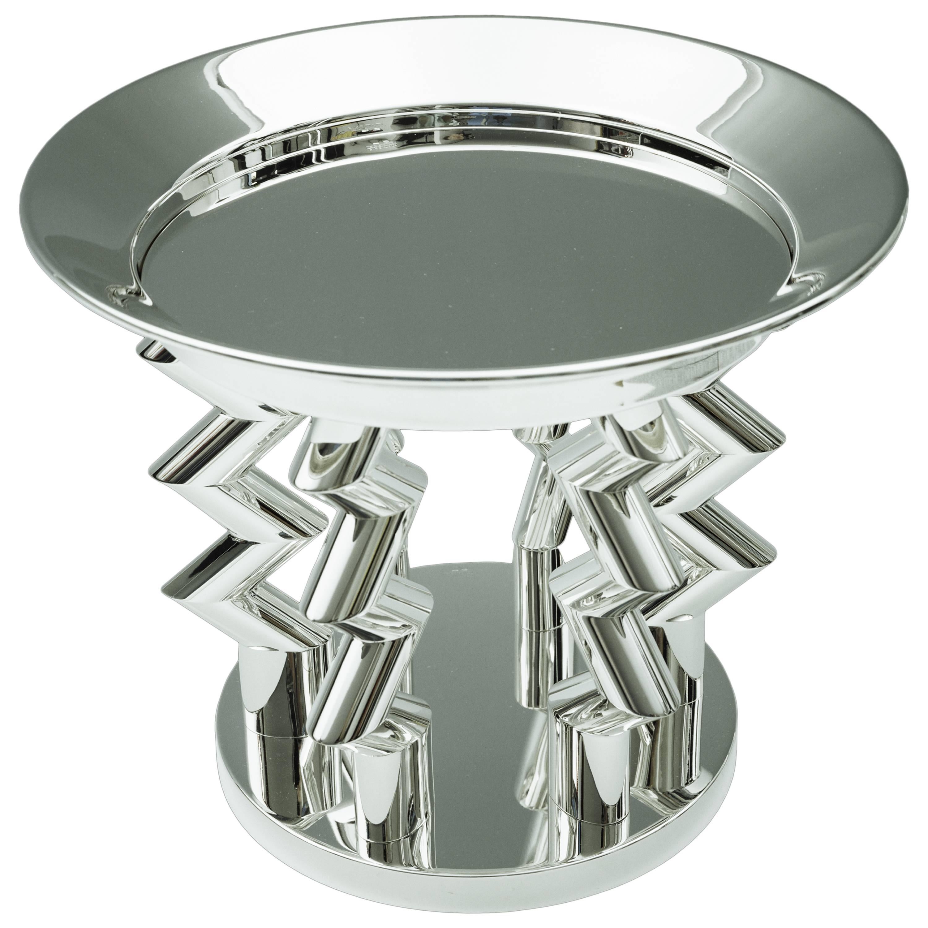 Murmansk Silver Fruit Bowl by Ettore Sottsass