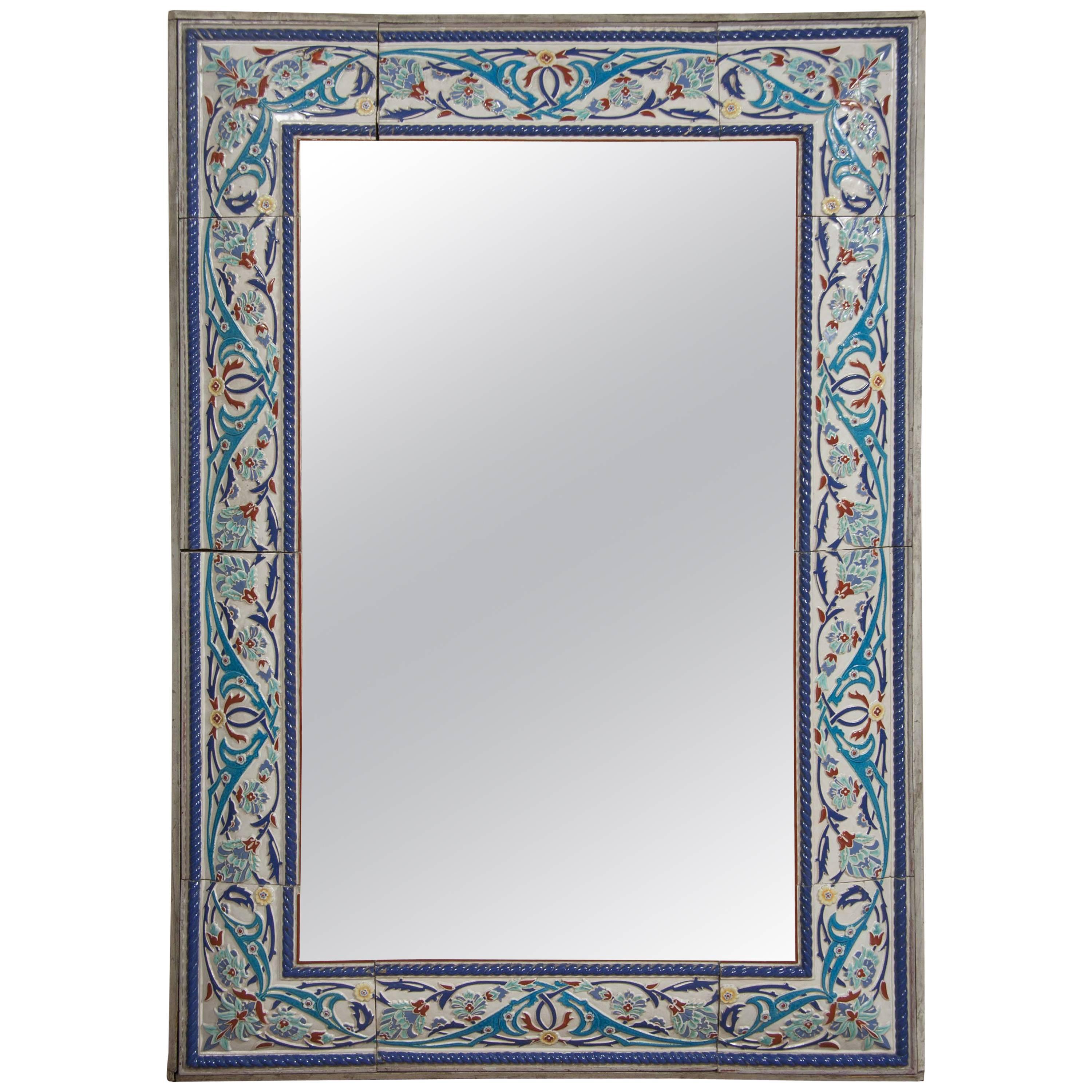 Iznik Style Tile Border Mirror