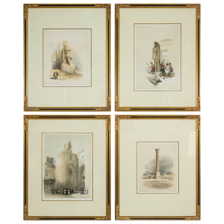 Set of Four David Roberts Lithographs For Sale at 1stDibs