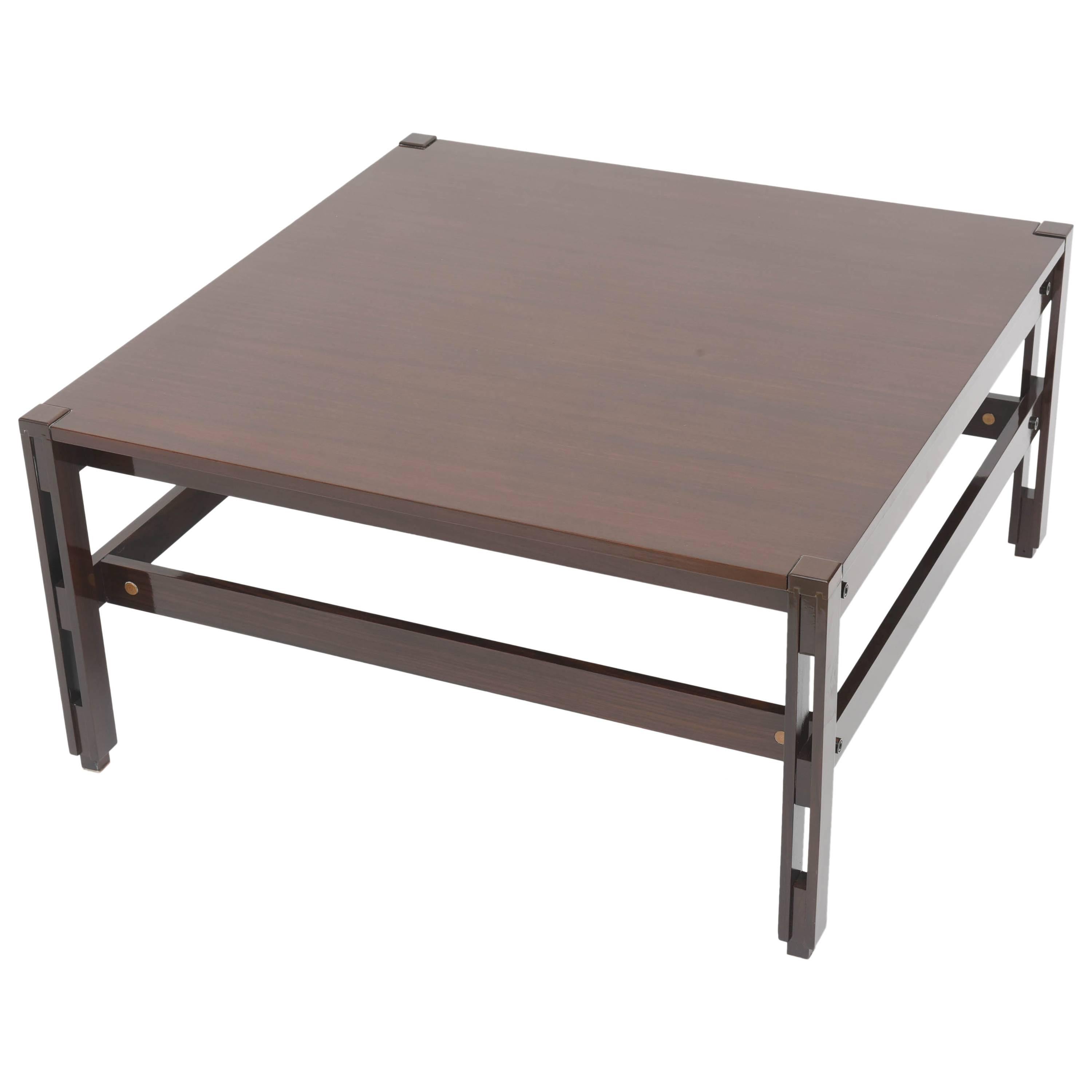 Italian Modern Palisander Low Table, Ico Parisi for MIM