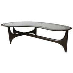 Adrian Pearsall Boomerang Coffee Table in Black