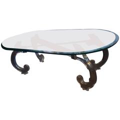 Vintage Regency Acrylic Cocktail Table