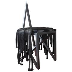 Contemporary Black Metal 'Pagan' Star Side Chair by Material Lust, 2014 2