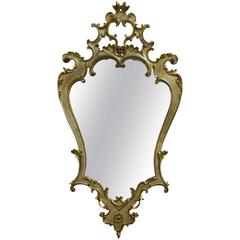 LaBarge Silvered Giltwood Rococo Mirror 4