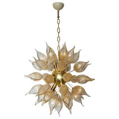 Rare and Outstanding Murano Sputnik Chandelier Attributed to Mazzega