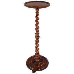 William and Mary Walnut Candle Stand