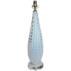 Murano Opalescent Controlled Bubble Table Lamp