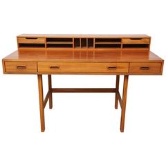 Jens Quistgaard Flip Top Danish Teak Desk