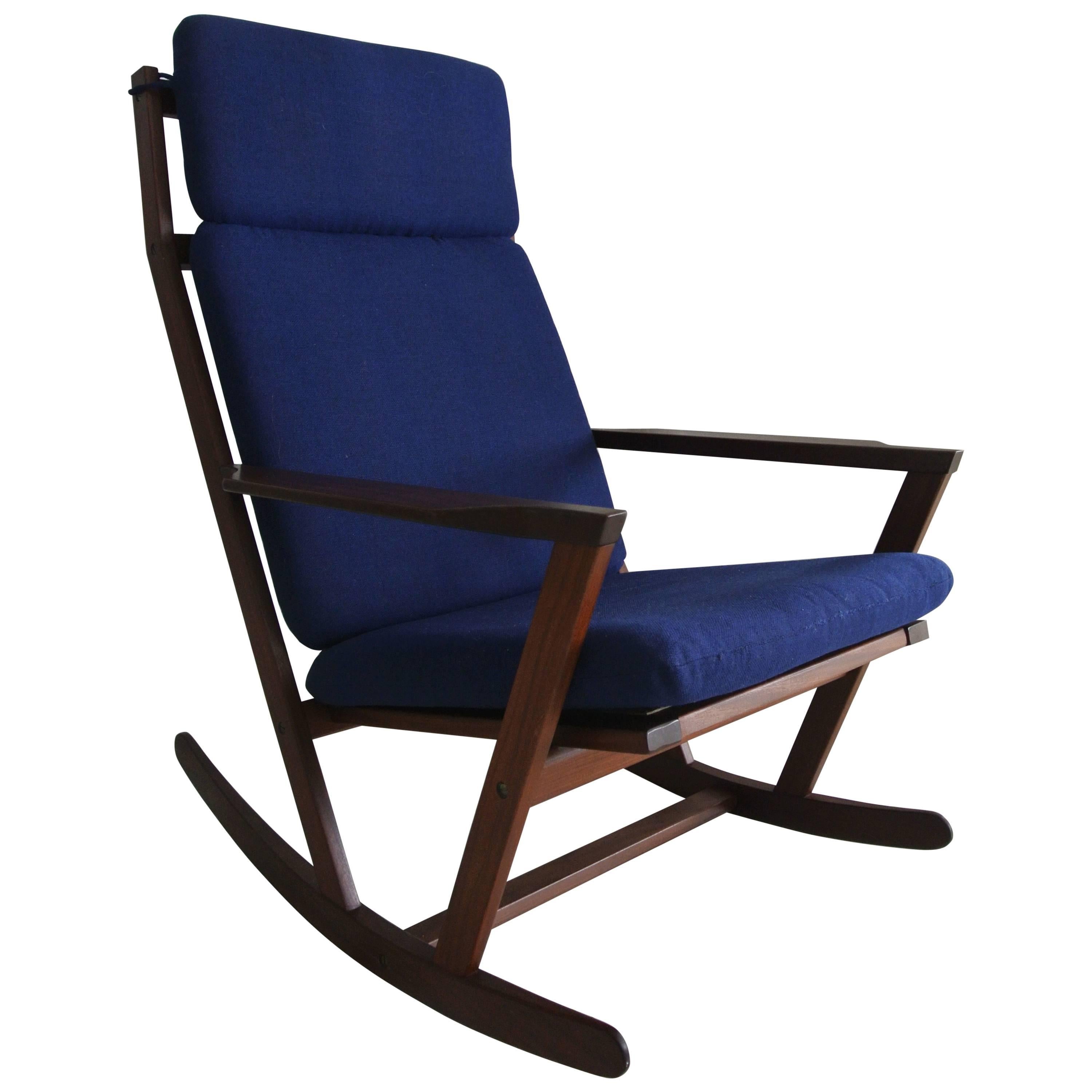 Rocking Chair by Poul Volther For Sale