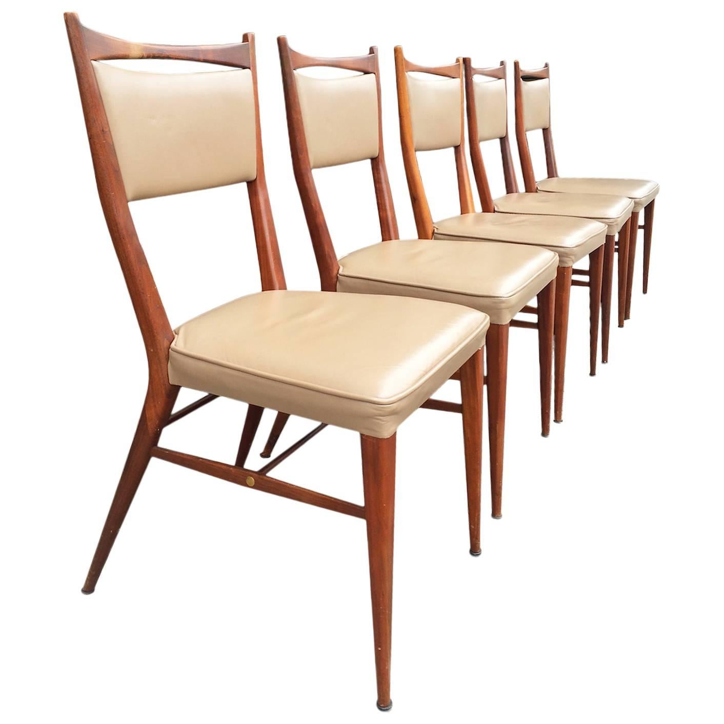 Set of Six Paul McCobb Connoisseur Dining Chairs for H. Sacks & Sons