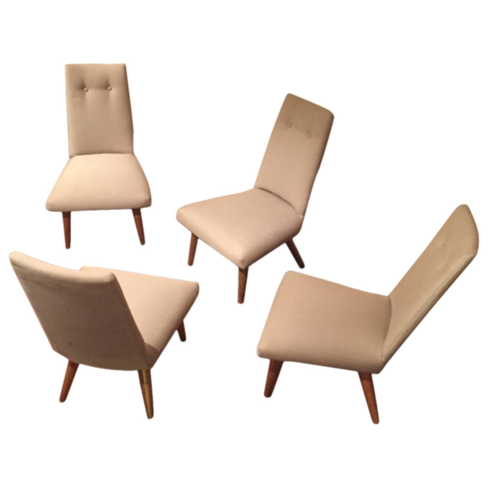 Four Adrian Pearsall Conversational Chairs Model 1548 C for Craft Associates