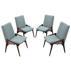 Set of Four Mid-Century Dining Chairs