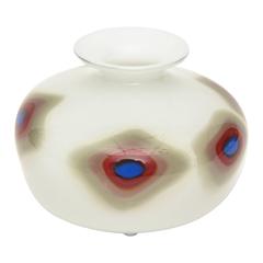 Italian Graphic Murano Vintage Glass Vase/Object 6