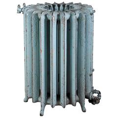 Used Very unusual cast iron radiator in a round shape. 