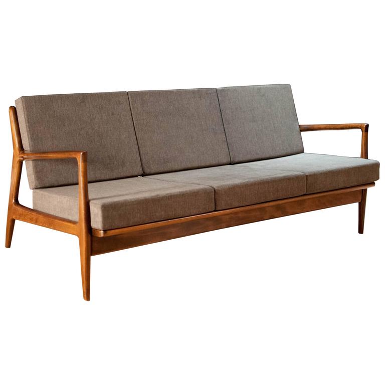 Danish Ib Kofod-Larsen Sofa by Selig at 1stDibs | selig sofa, selig couch, kofod  larsen selig