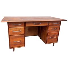 Midcentury Solid Walnut Ace-Hi Desk
