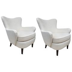 Pair Rare Ernst Schwadron Club Chairs,for Rena Rosenthal