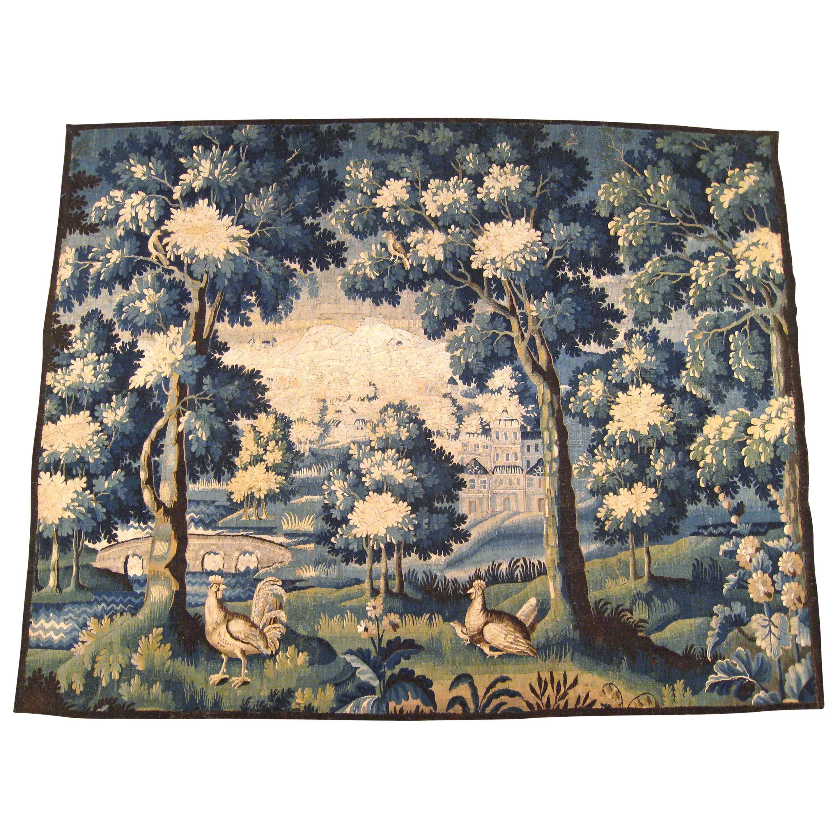 Antique 18th Century Flemish Verdure Tapestry {from Ralph Lauren window display}