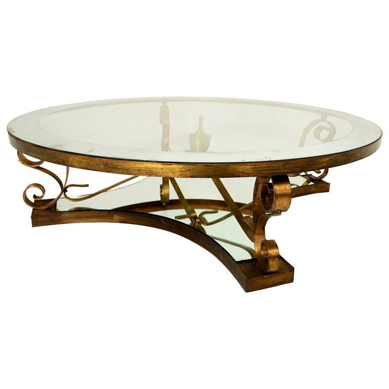 Arturo Pani Round Cocktail Table For Sale at 1stdibs