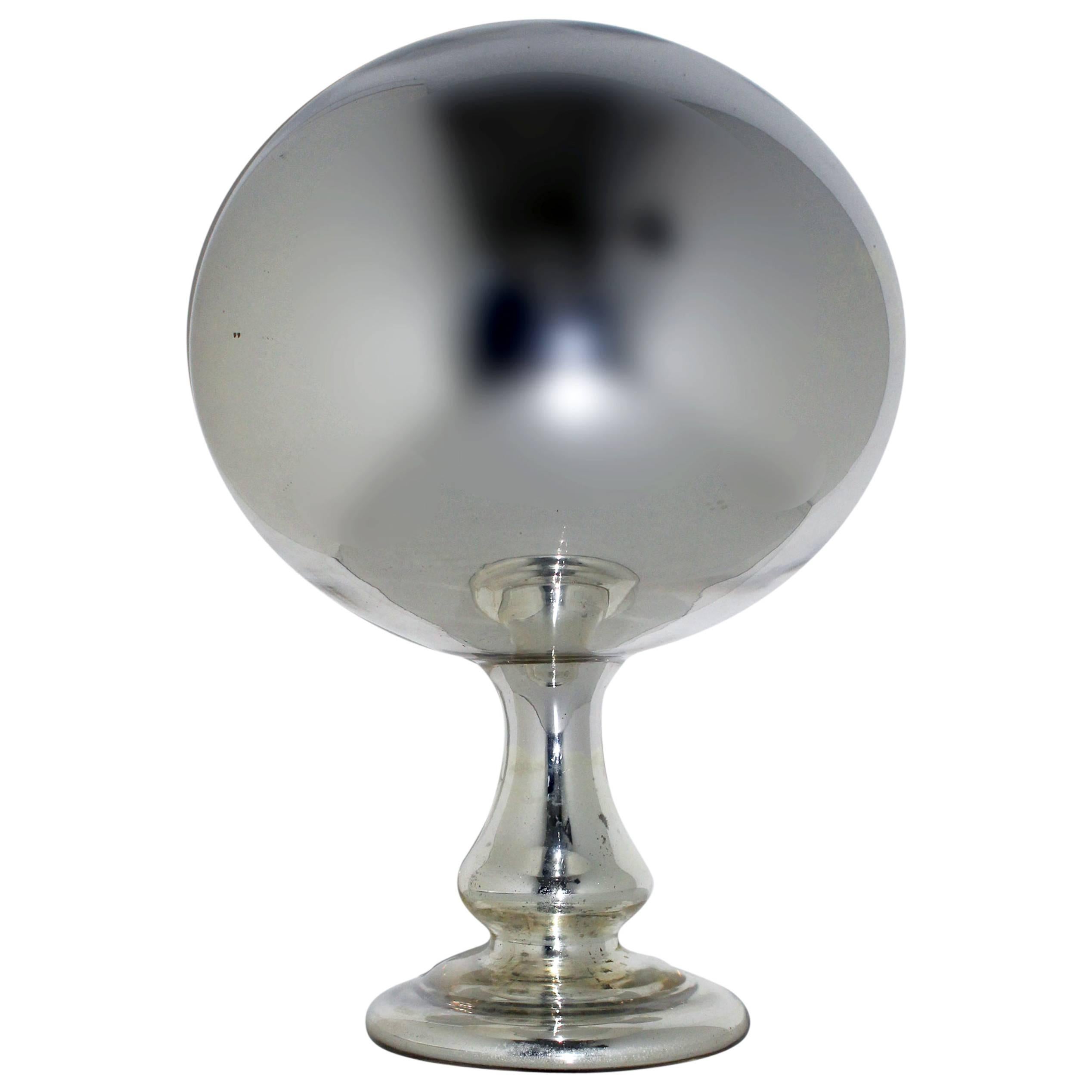 Mercury Glass Butler's Ball, 19th Century