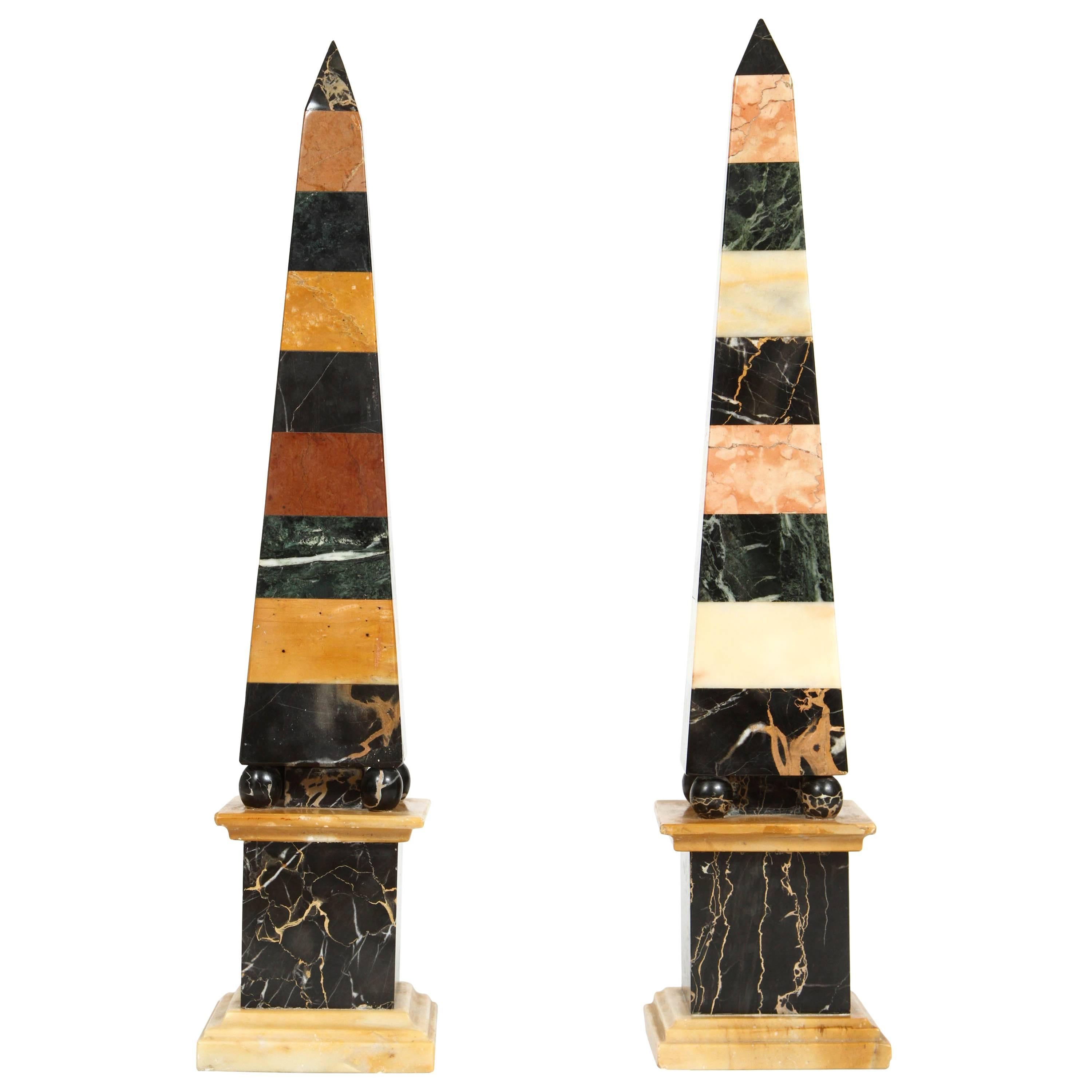Striped Obelisks
