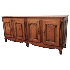 French Four-Door Fruitwood Buffet