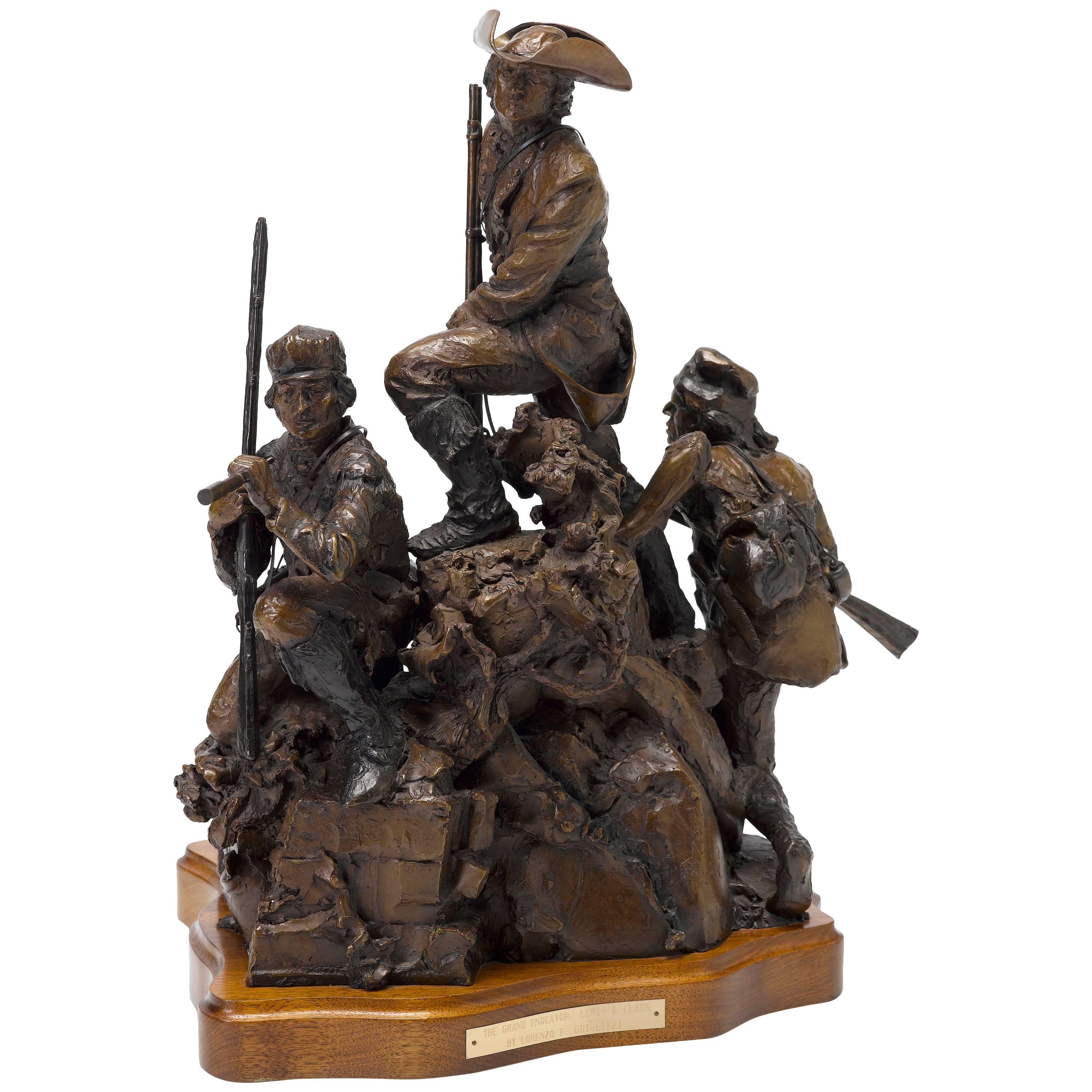 "The Grand Endeavor: Lewis & Clark", Limited Edition Bronze, No. 9 of 33