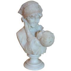 19th Century Italian Carved Alabaster Sculpture