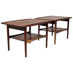 Moreddi Denmark Oiled Teak Pair of End Tables