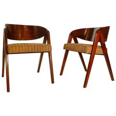 Pair of Allan Gould for Herman Miller Compass Chairs