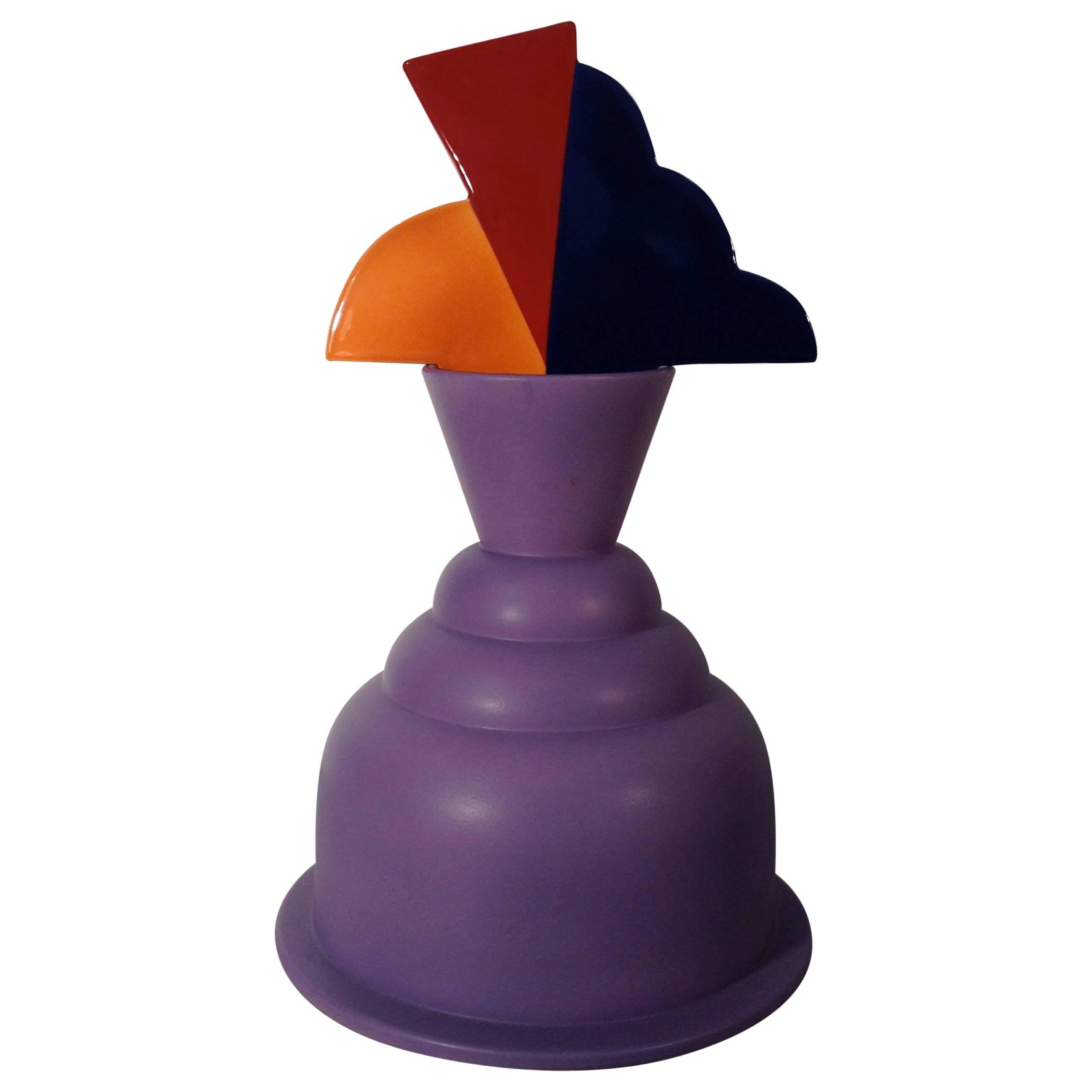 TANGANYKA Ceramic Flower Vase by Marco Zanini for Memphis Milano