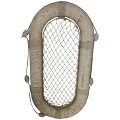 Vintage Naval Rescue Boat as Wall Sculpture