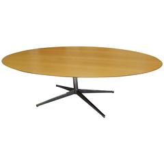 Monumental Florence Knoll Oval Dining or Conference Table
