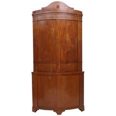 Empire Corner Cabinet in Mahogany 1