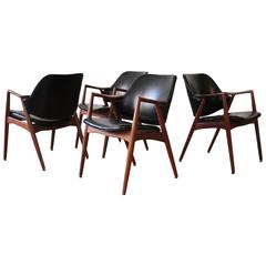 Vintage Shelby Williams Teak Chairs