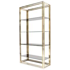 BRASS & CHROME Etagere