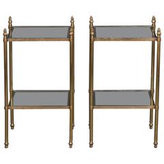 Pair of Maison Jansen Style Side Tables