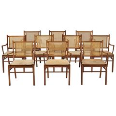 Colonial Armchairs, Set of Ten by Ole Wanscher
