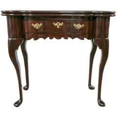 18th Century Mahogany Flip-Top Game Table 4