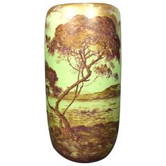 Antique Clément Massier Luster Glaze Art Nouveau Ceramic Vase, 1900