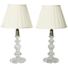 Pair of 19th Century Anglo Irish Candlestick Table Lamps