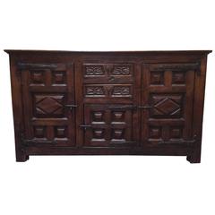 Antique Hand-Carved Buffet