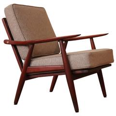 Hans Wegner Teak Lounge Chair Model GE-270