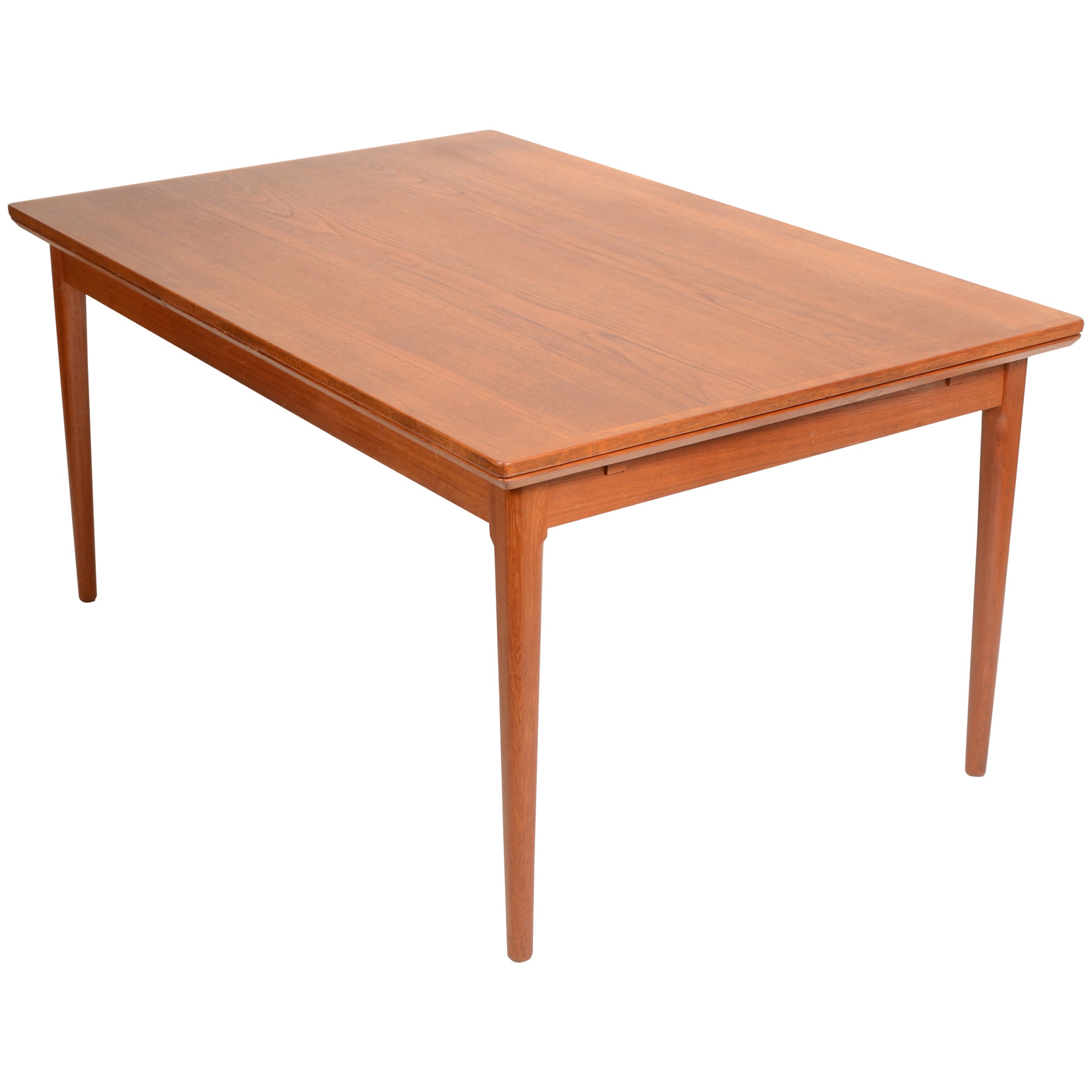 Large Danish Modern Teak Dining Table By L F Mobler For Sale At 1stdibs