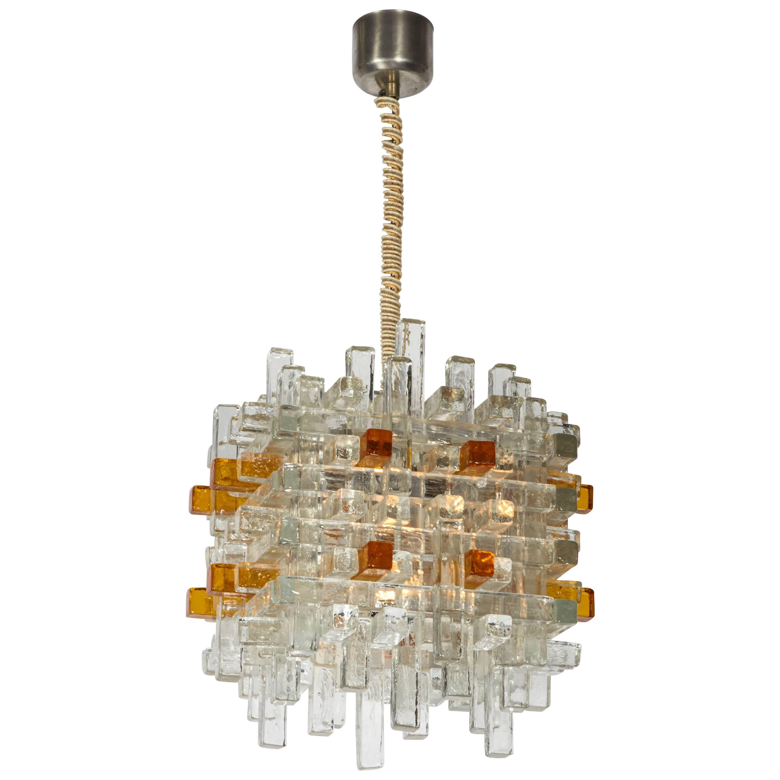 Dazzling Poliarte Crystal Pendant Lamp